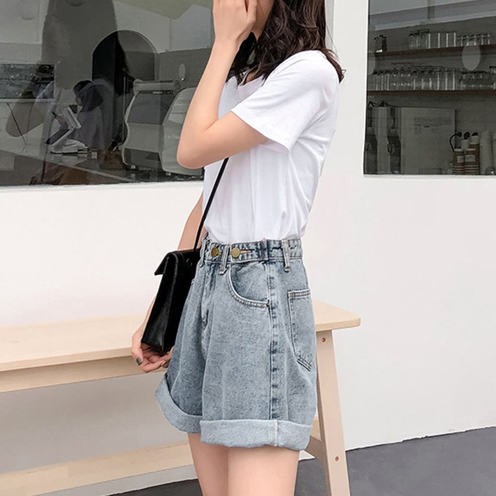 ◆大幅値下げ！美品 DOLCE&GABBANA ハイウエスト ショートパンツ デニム ショートパンツ レディース 春夏秋 韓国 おしゃれ 大人