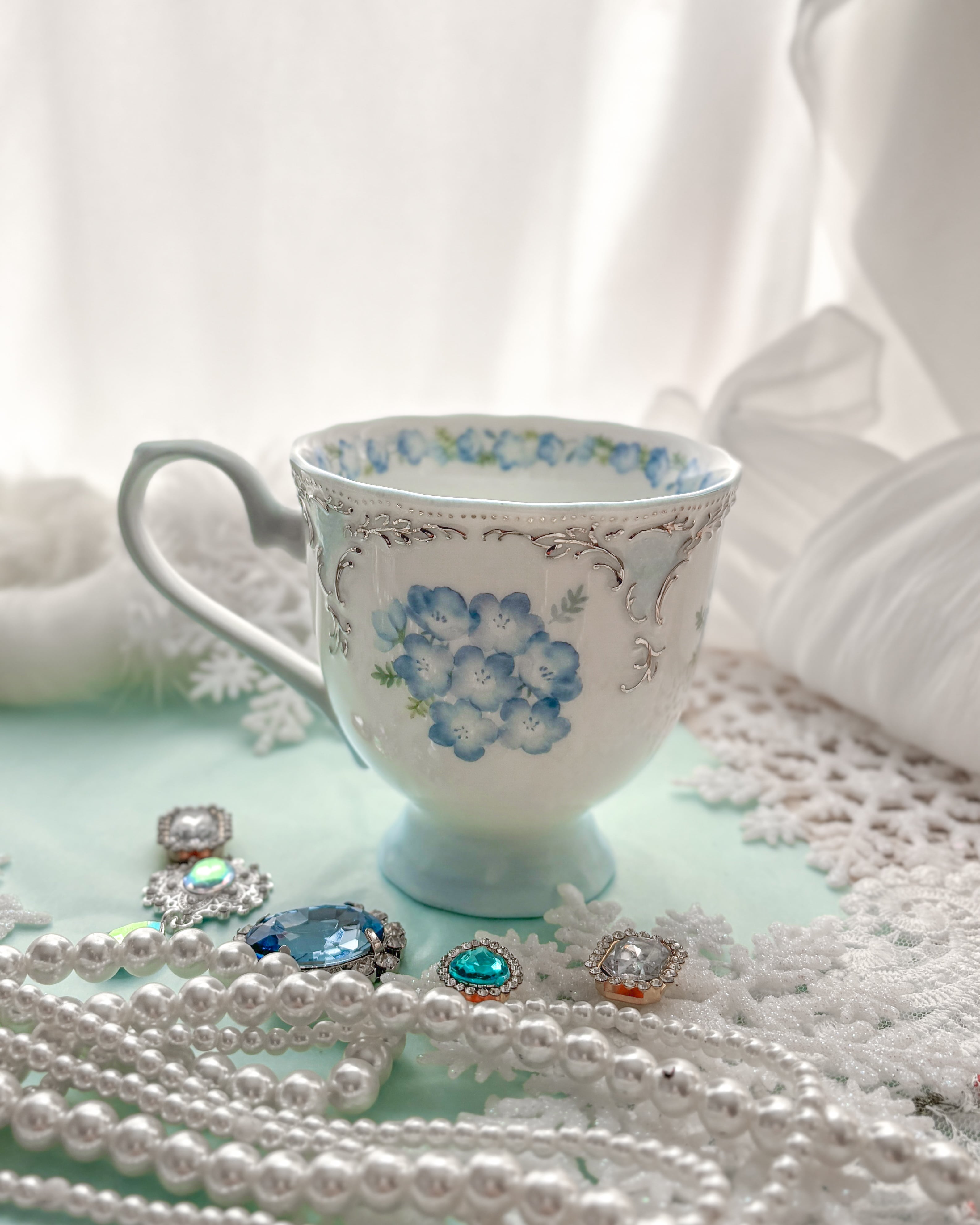Fleur de Nemophila〜マグカップ〜 | Blanche Neige