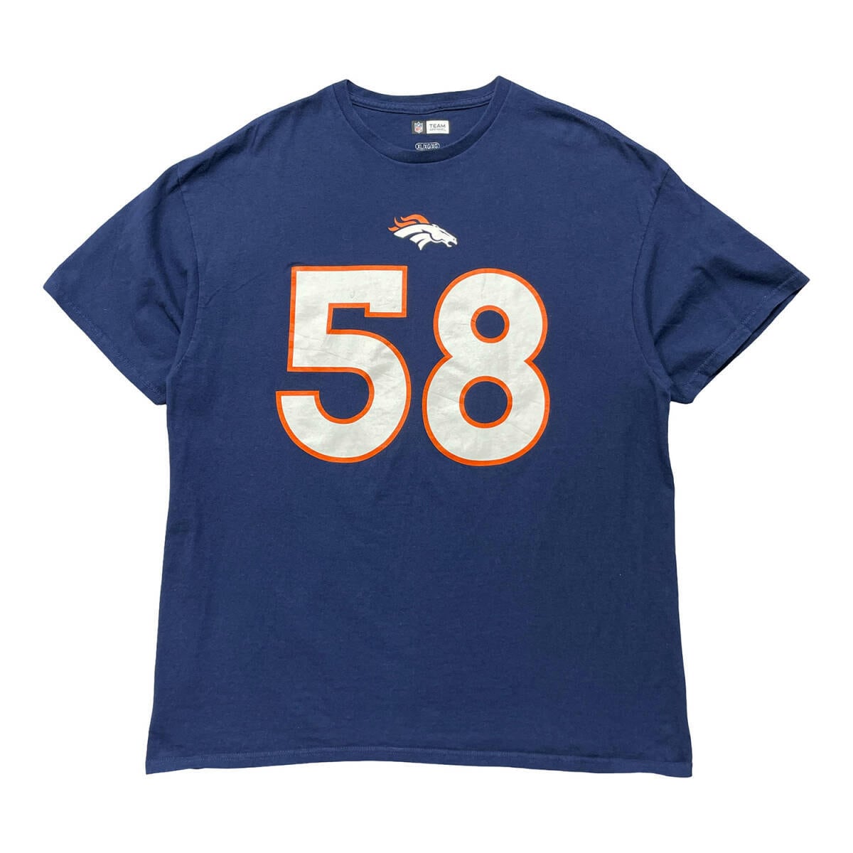 【ヴィンテージ 古着】NFL PP ブロンコス Tシャツ SB XXXIII USA 古着 NFL TEAM APPAREL デンバーブロンコス ボン・ミラー 58