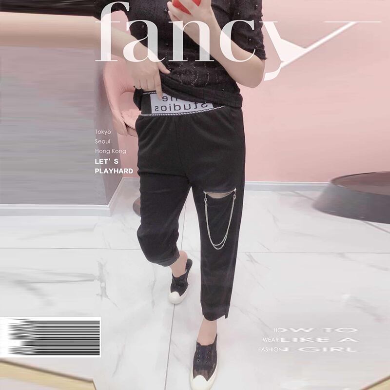 プラスサイズのレディースカジュアルパンツ、レディースゆったりとした足、秋のファッション、2020年秋のパンツ ミックスインファッション30756562878