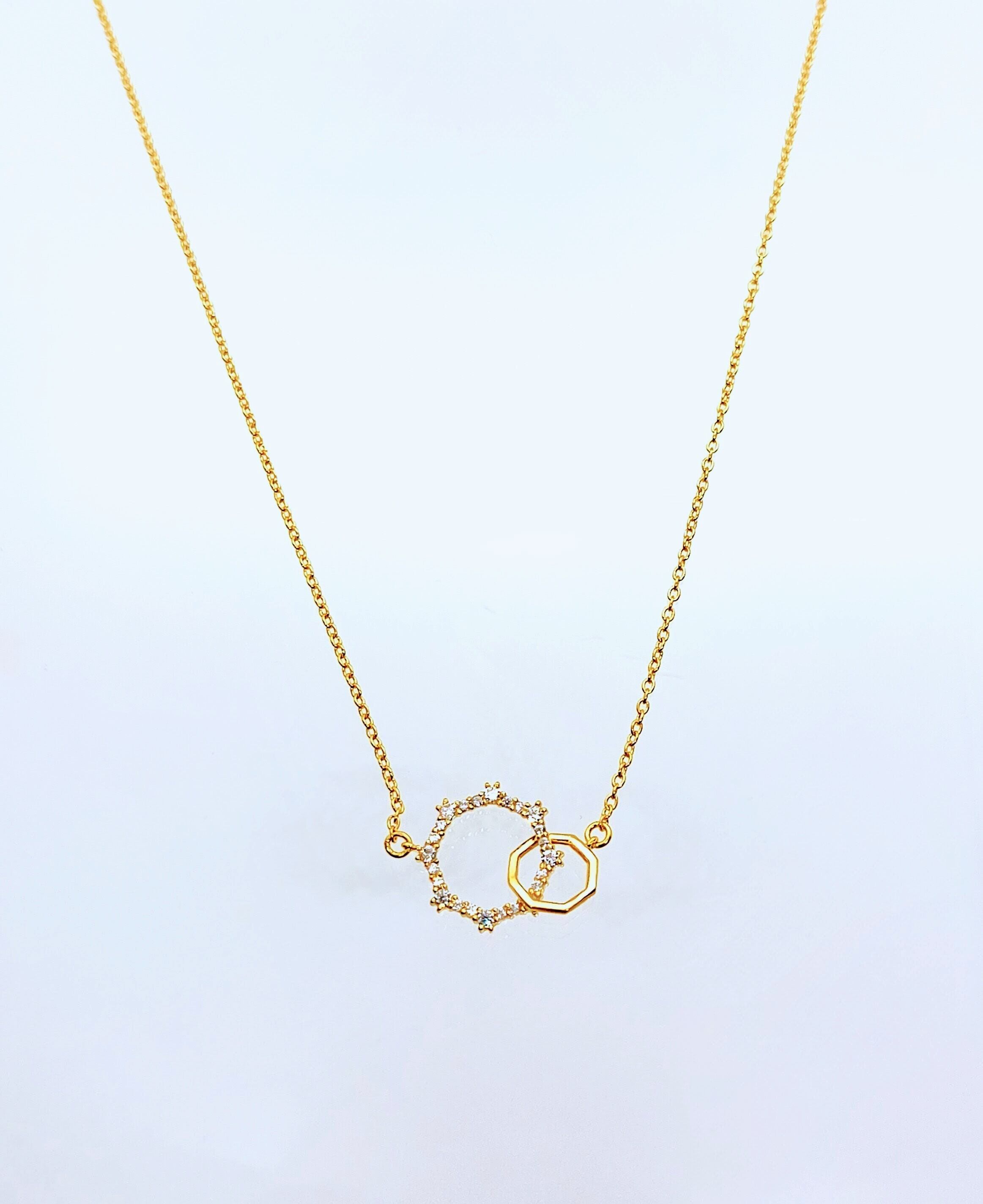 octagon stone Ⅱ ネックレス | MASCA Linkin Jewelry