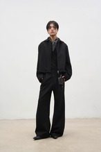 SOUTHFISH Asymmetric Samurai Wide Trousers