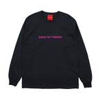 BOKU HA TANOSII ／ ボクタノロンTee ”ブラック×ピンク”