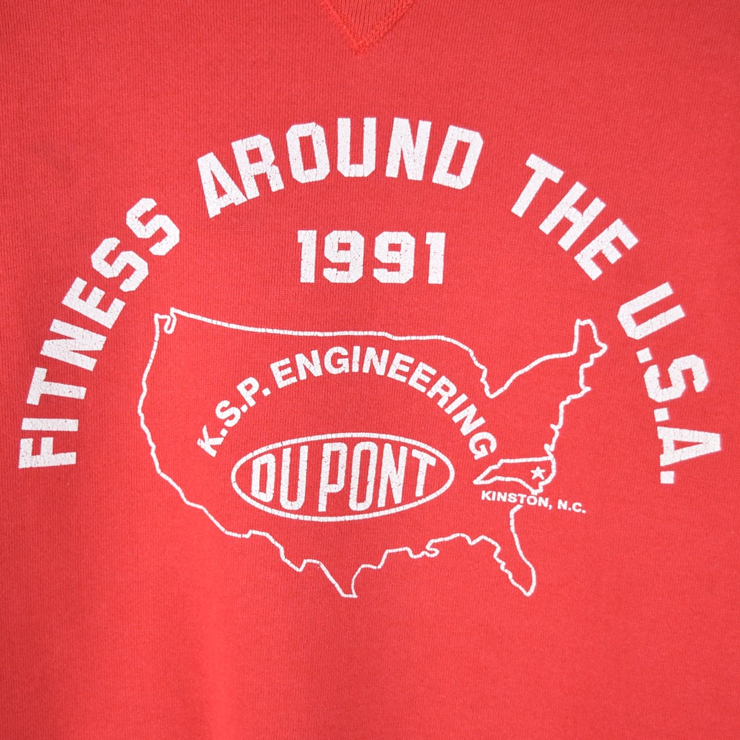 90s ビンテージ ラッセル アスレチック USA製 前V スウェット ピンク 90's【ビンテージ】USA製【ラッセル】【ピンク】無地【前V