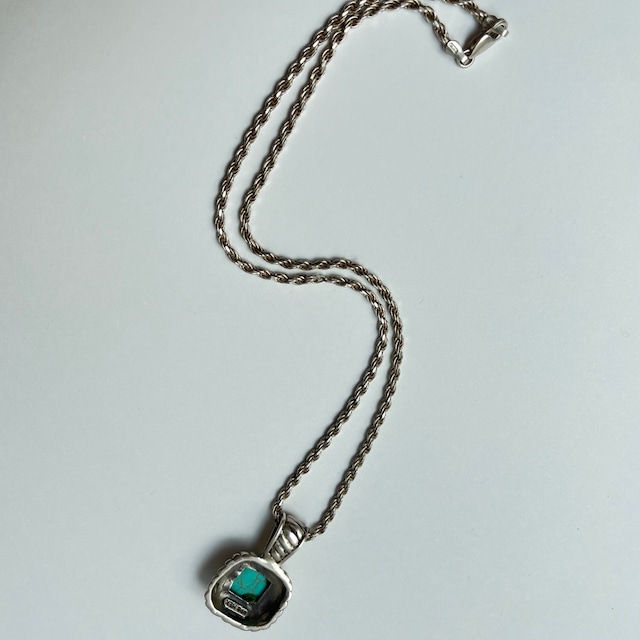 売れ筋がひ贈り物! メキシカンジュエリー ターコイズペンダント