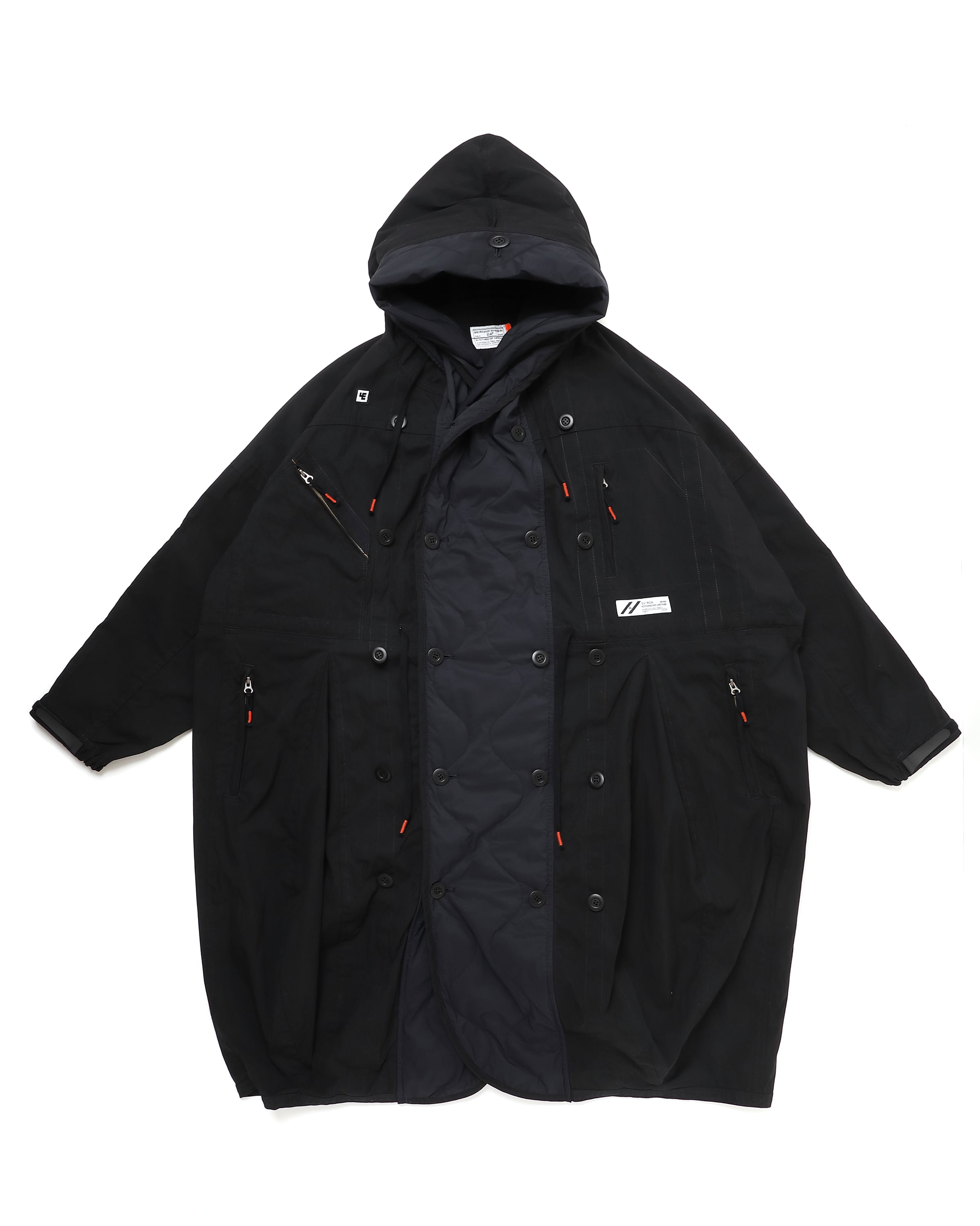 FLIGHT BALLOON WIDE LONG COAT / SIVA | LIM ONLINE STORE
