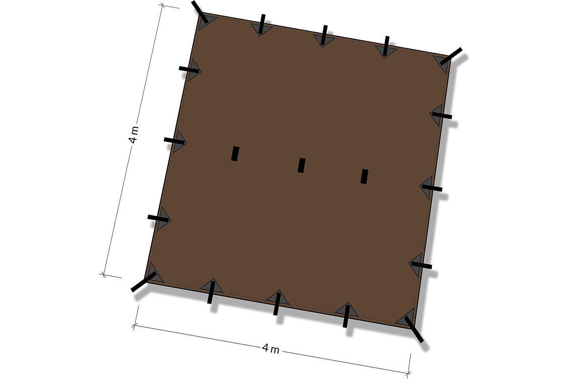 DD Tarp 4x4 | shi-h camp.gear