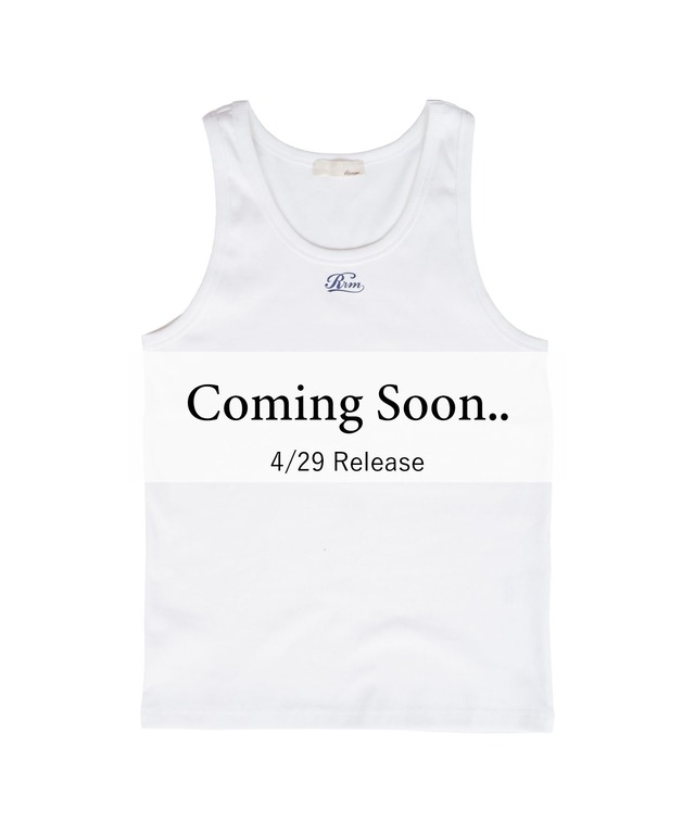 【#Re:room】Rrm PRINT RIB TANK TOP［REC767］