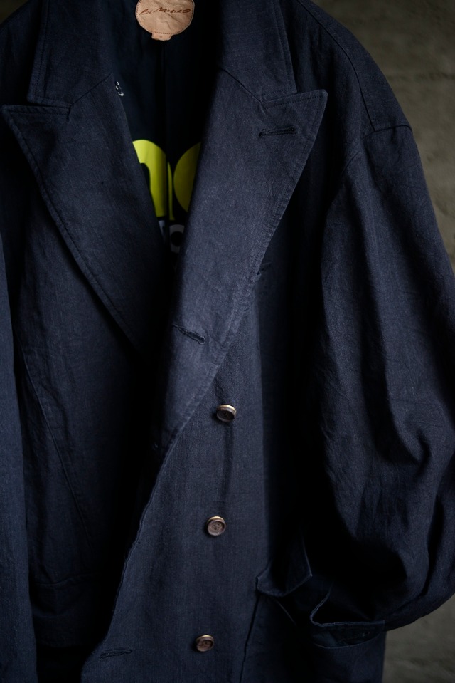 blackbird / double breasted director’s jacket (black)
