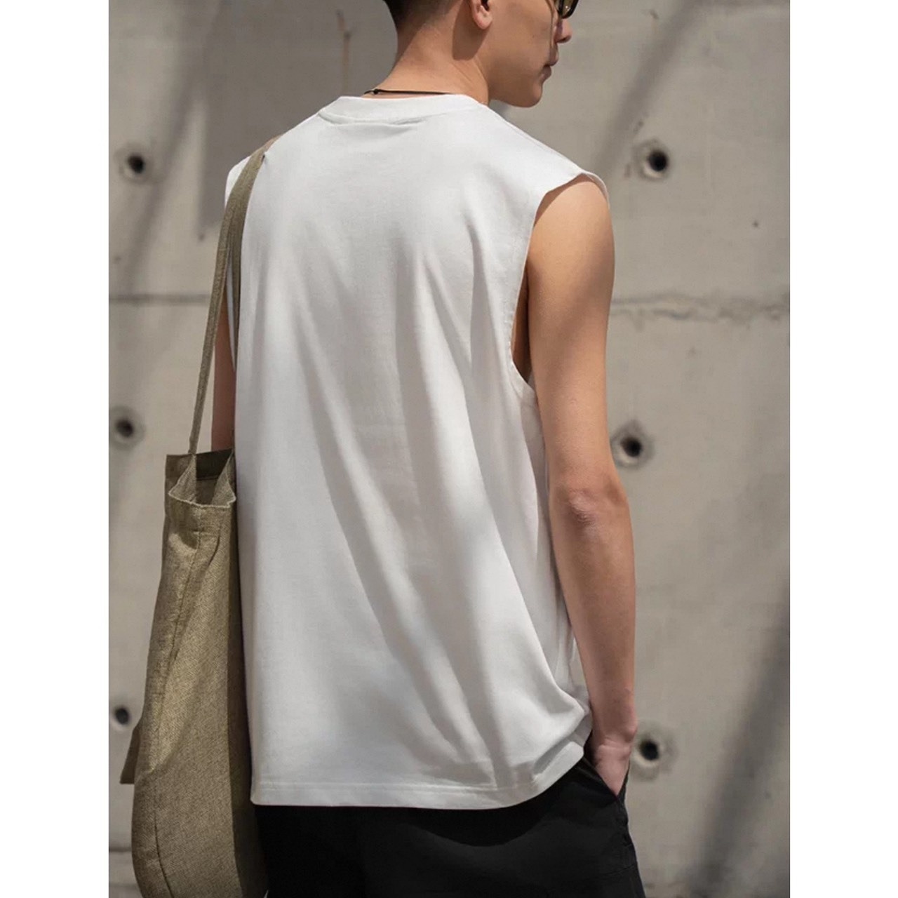 Surf logo sleeveless muscle tee 1465 - 4