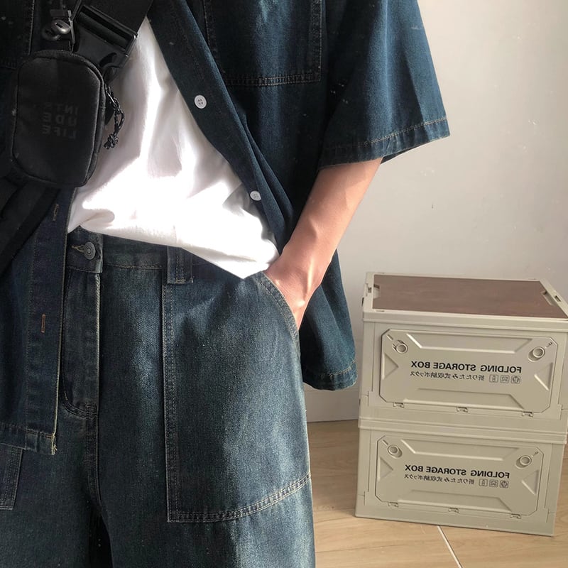 RICHMAN七分丈ワイドレッグデニムパンツ | mblueshop
