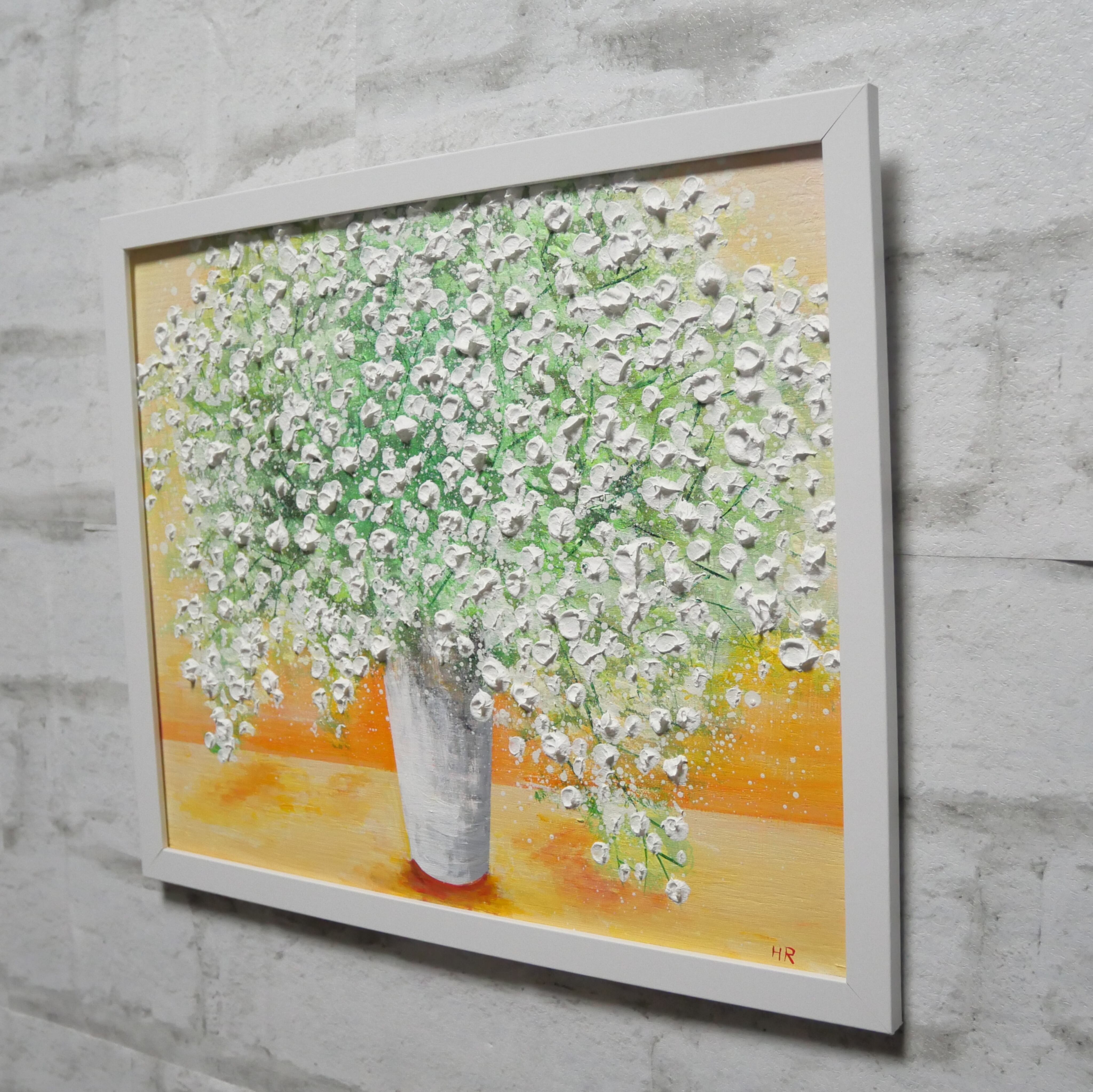 油絵 油彩 油彩画 絵 絵画【かすみ草】 | Pay ID 油絵 油彩 油彩画 絵 絵画【かすみ草】 | Pay ID