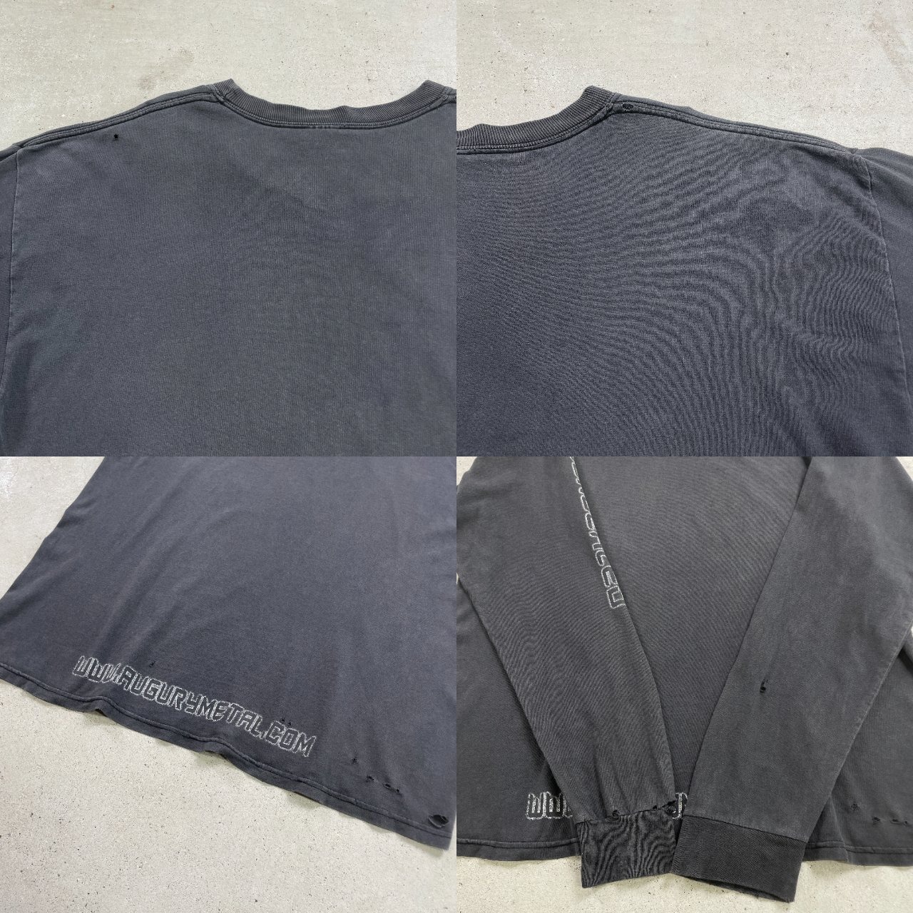 00年代 AUGURY バンドTシャツ バンT ロングTシャツ ロンT メタル 