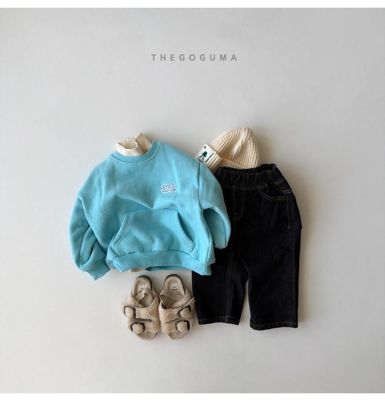 ザゴグマ / THE GOGUMA / 裏起毛トクトクデニムパンツ / 韓国子供服 / キッズ / 26winter〖取寄〗*XS~XL*