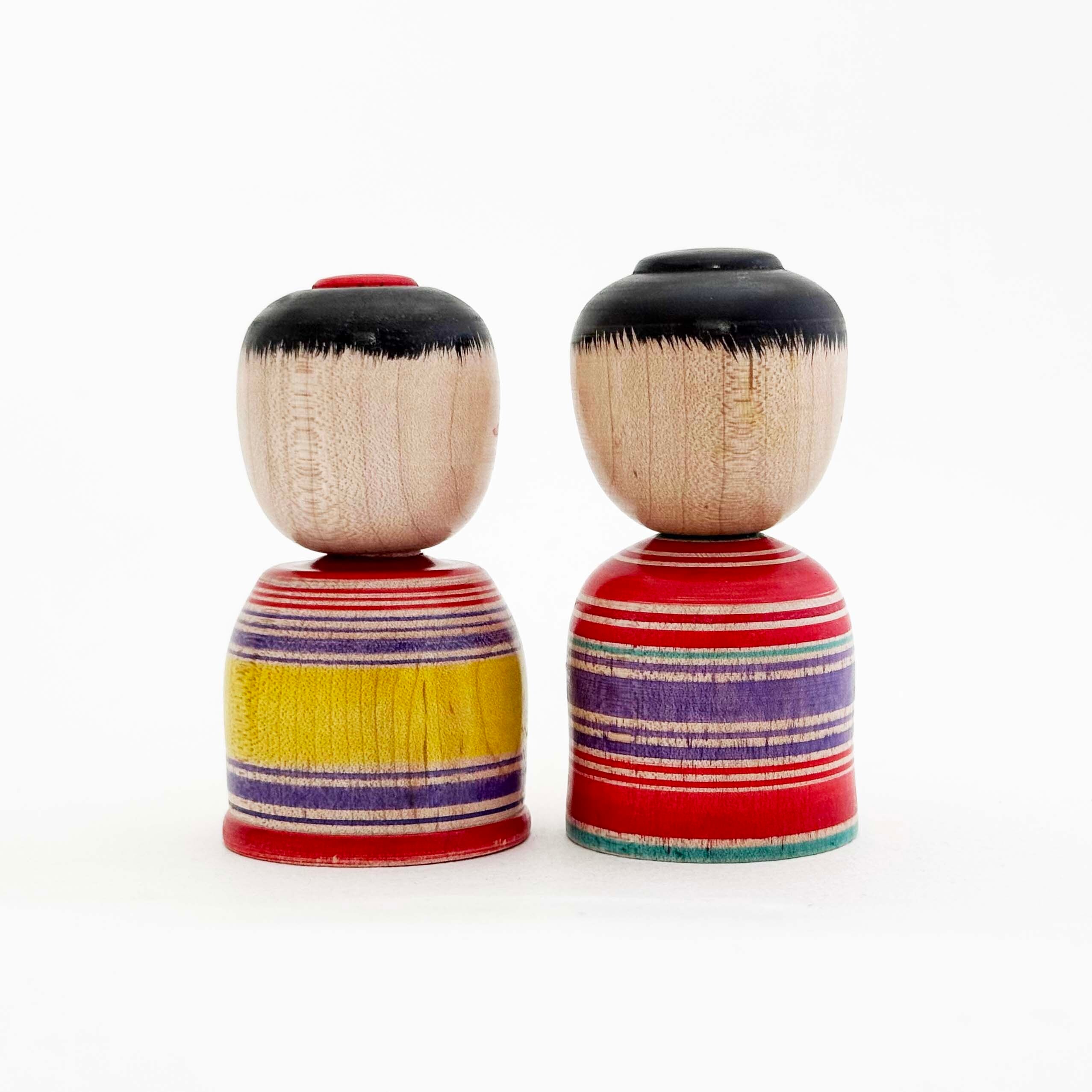 肘折系 / 阿部薫工人(なでしこ&縞 2本セット)