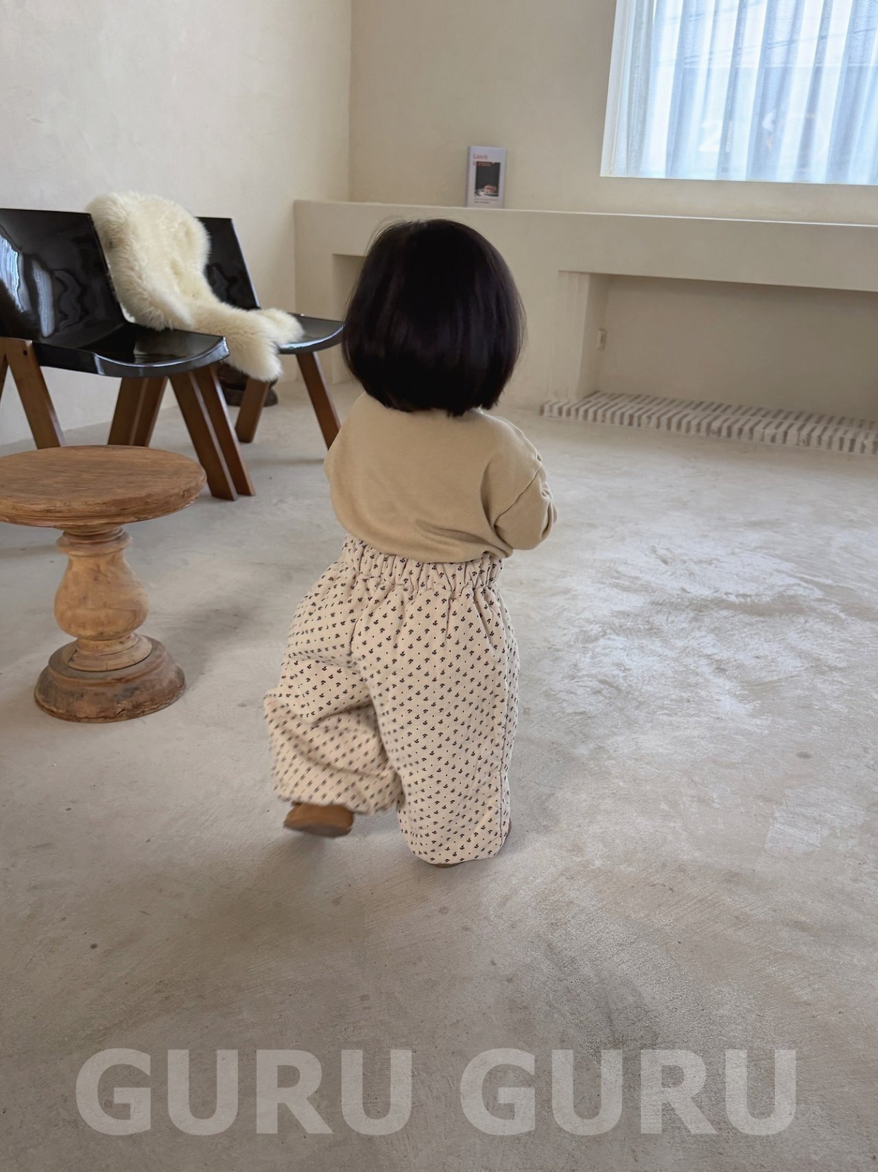 GURUGURU［取寄］flower bonding sausage pants 26winter