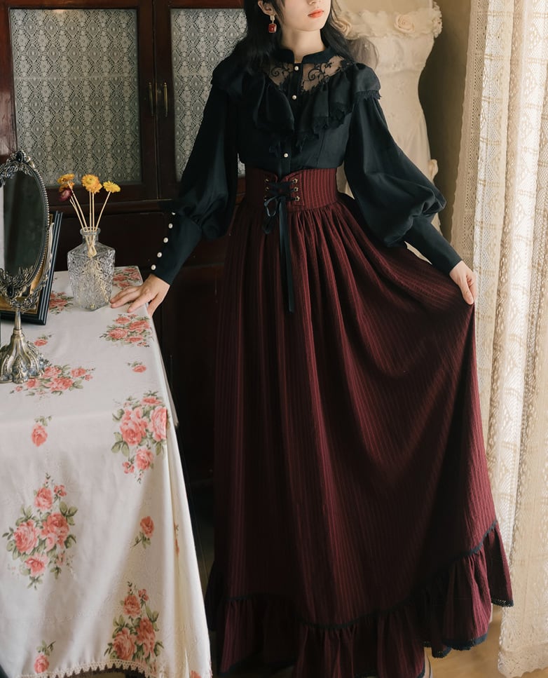 伯爵夫人 〜Lizaの夜会ブラウス〜 M21073 | 奇妙な洋装雑貨店