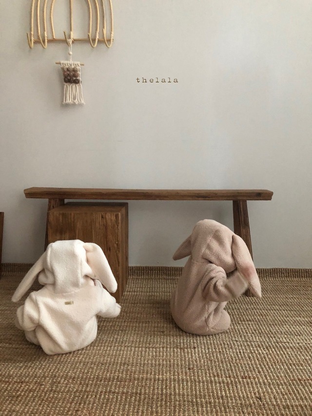 [予約][送料無料]≪thelala≫puff rabbit suit (baby) 36