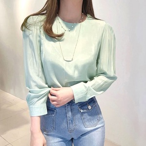 タックスリーブ ブラウス レディース 春秋冬 長袖 韓国 トップス きれいめ シンプル 大人 かわいい おしゃれ 通勤 ビジネス オフィス 学校行事 入学式 卒業式 大人可愛い 大人女子