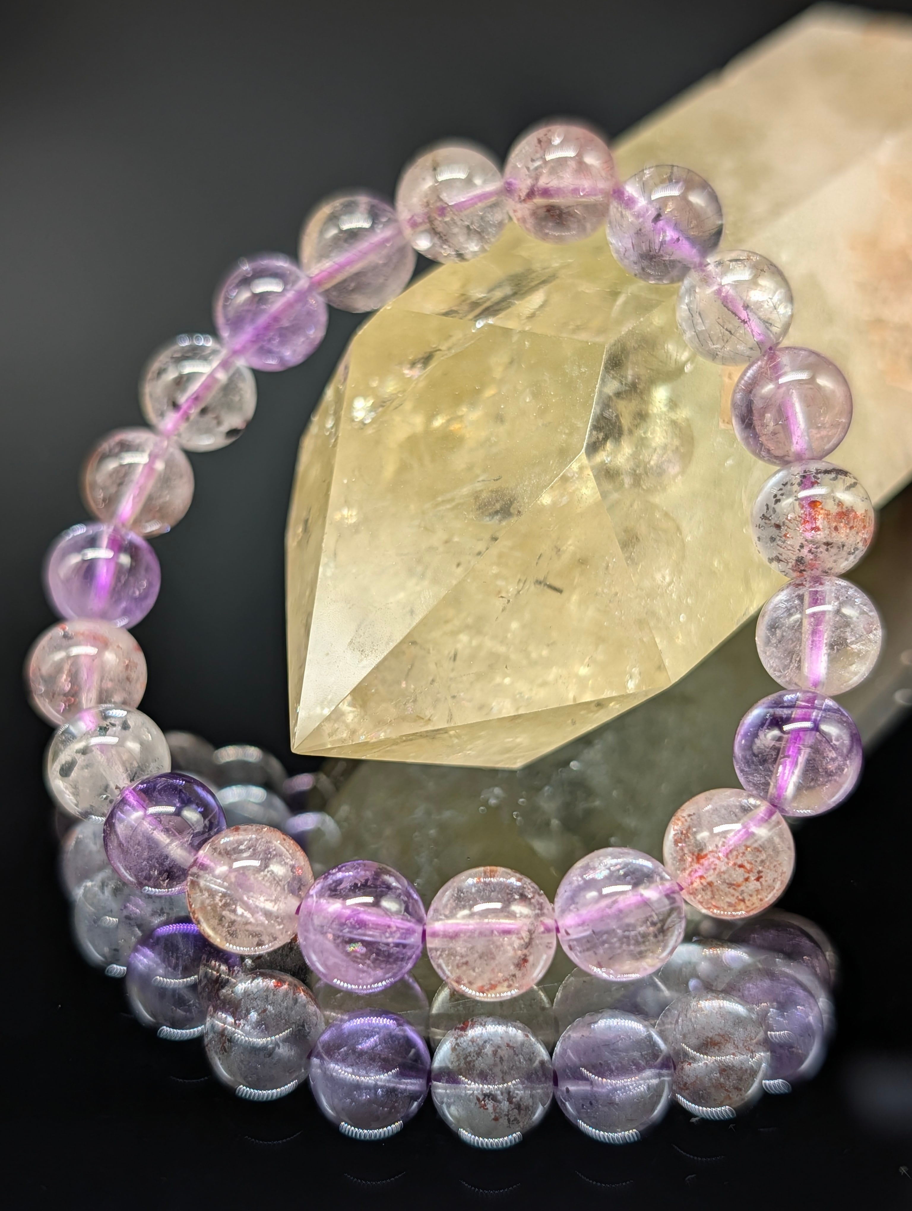 ☆1点物☆ スモーキーアメジストファントムブレスレット | Pay ID