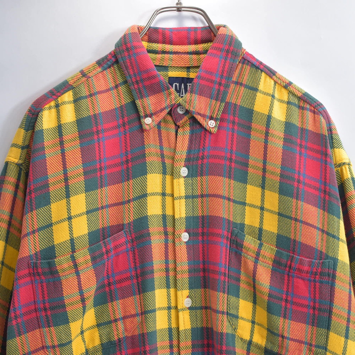 80～90s ポルトガル製 GAP オールドギャップ タータンチェック 