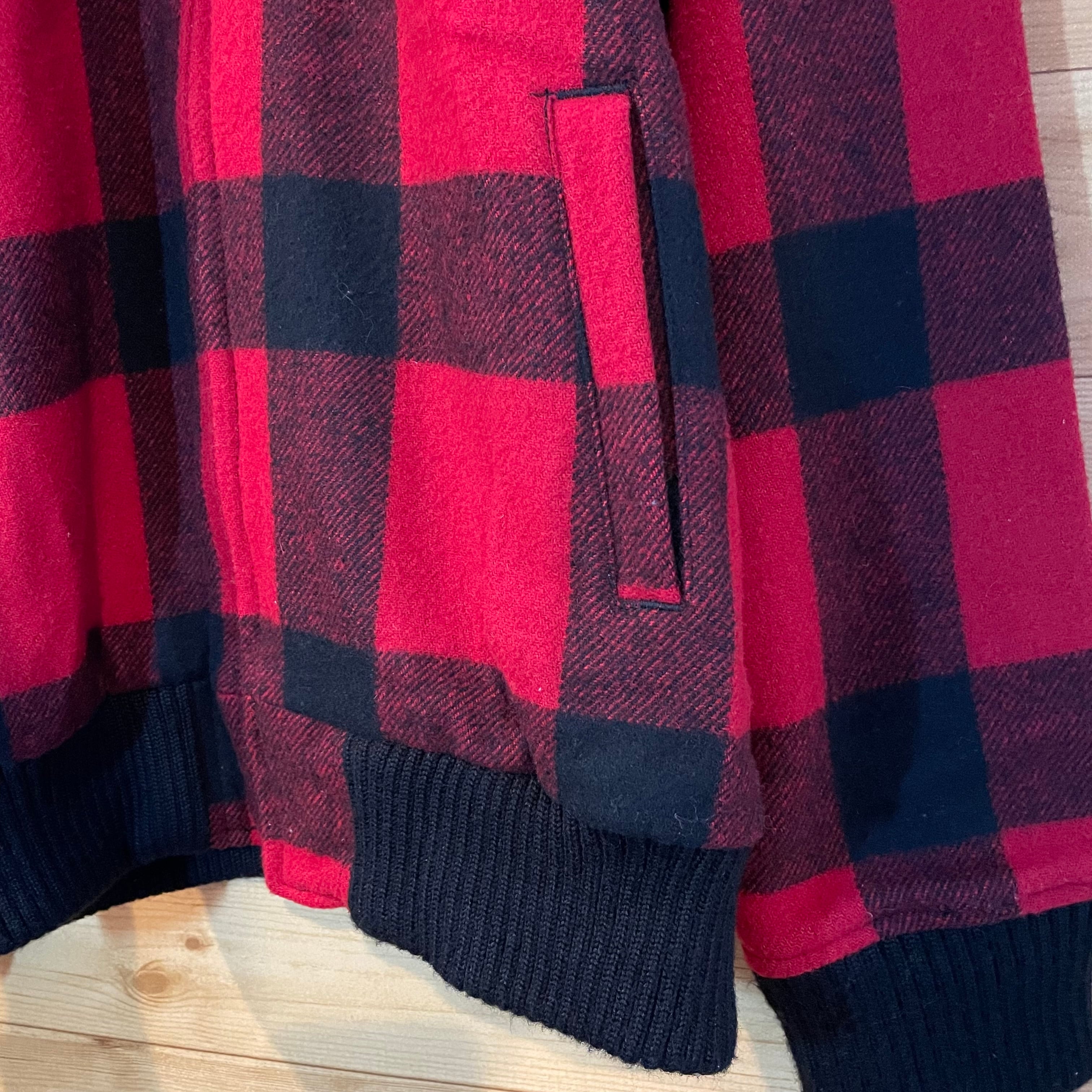 WOOLRICH】ウールジャケット バッファローチェック ブロックチェック