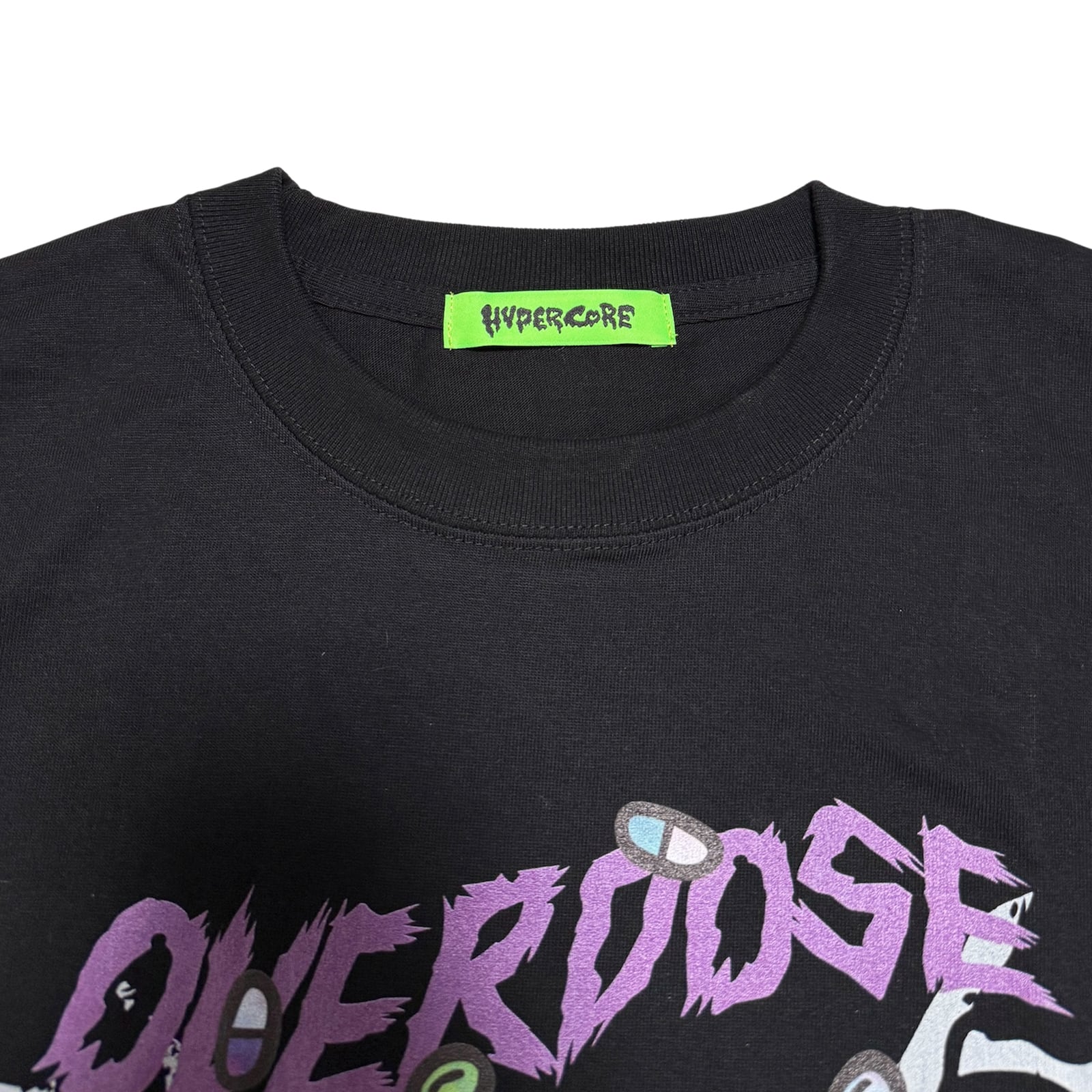 OVERDOSE-ハートを返してよ- Tシャツ / ブラック（HCT-449） | HYPER CORE