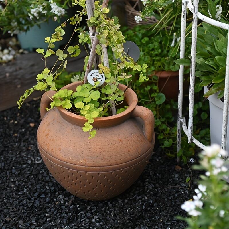 プランター ヴィンテージ調 テラコッタ風 おしゃれ かわいい 鉢 植木鉢