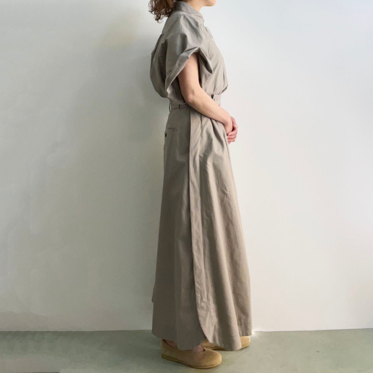 LUV OUR DAYS ラブアワーデイズ ORGANIC COTTON OXFORD SKIRT