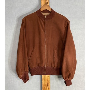 【1950s】"French Vintage" Suede Sport Jacket with ECLAIR zip