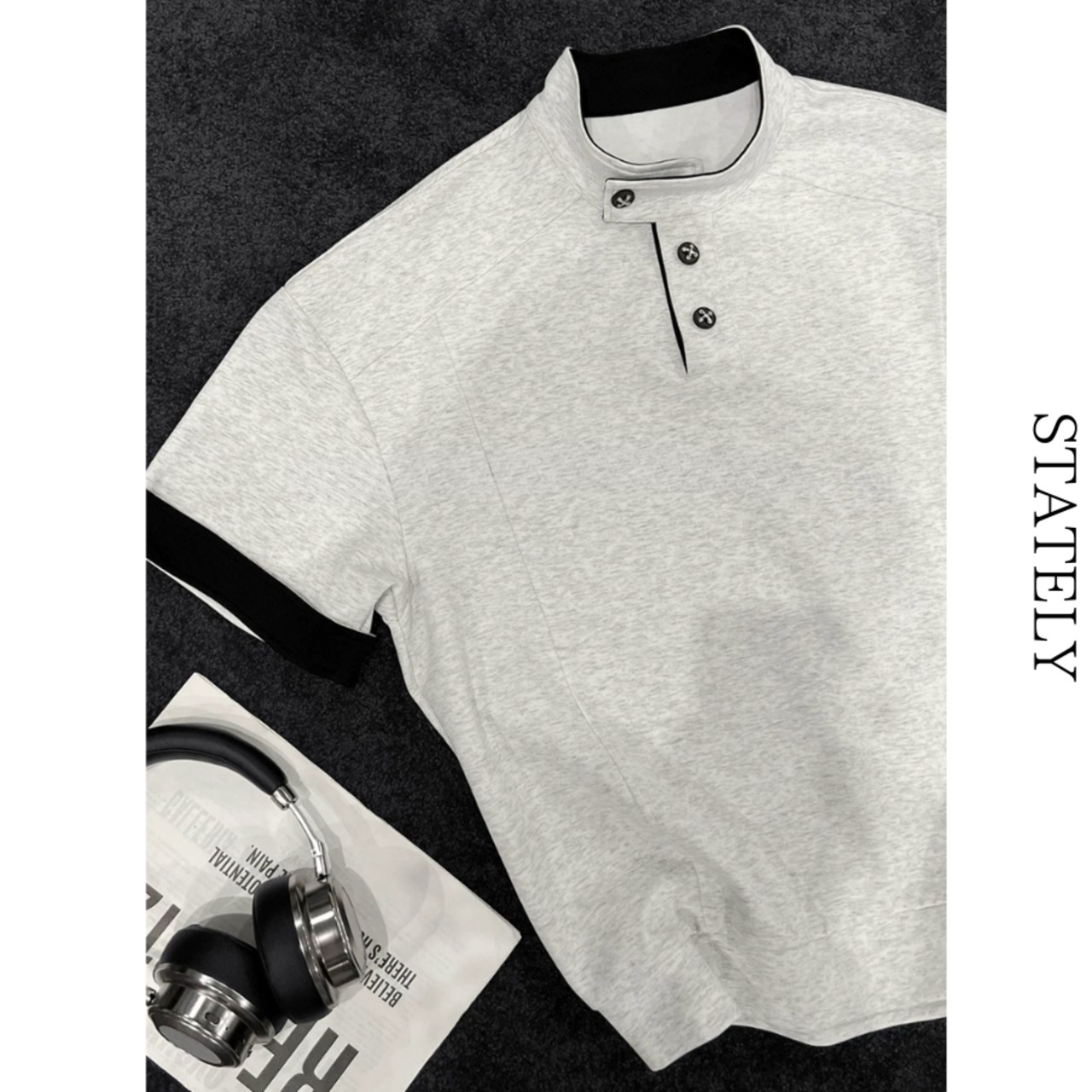 Dual Accent モックネック Polo/2color_T272・画像2