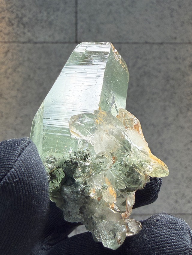 クォーツ×クローライト【ML-0130】インド マニハール