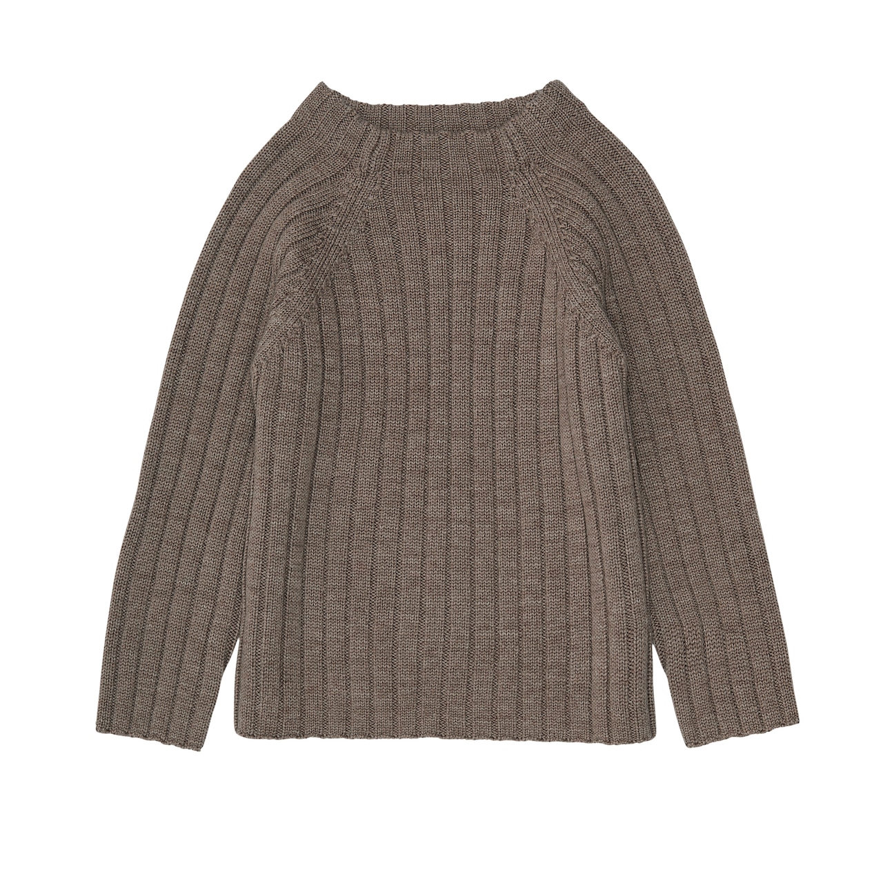 FUB / Highneck Sweater ( Beige melange )