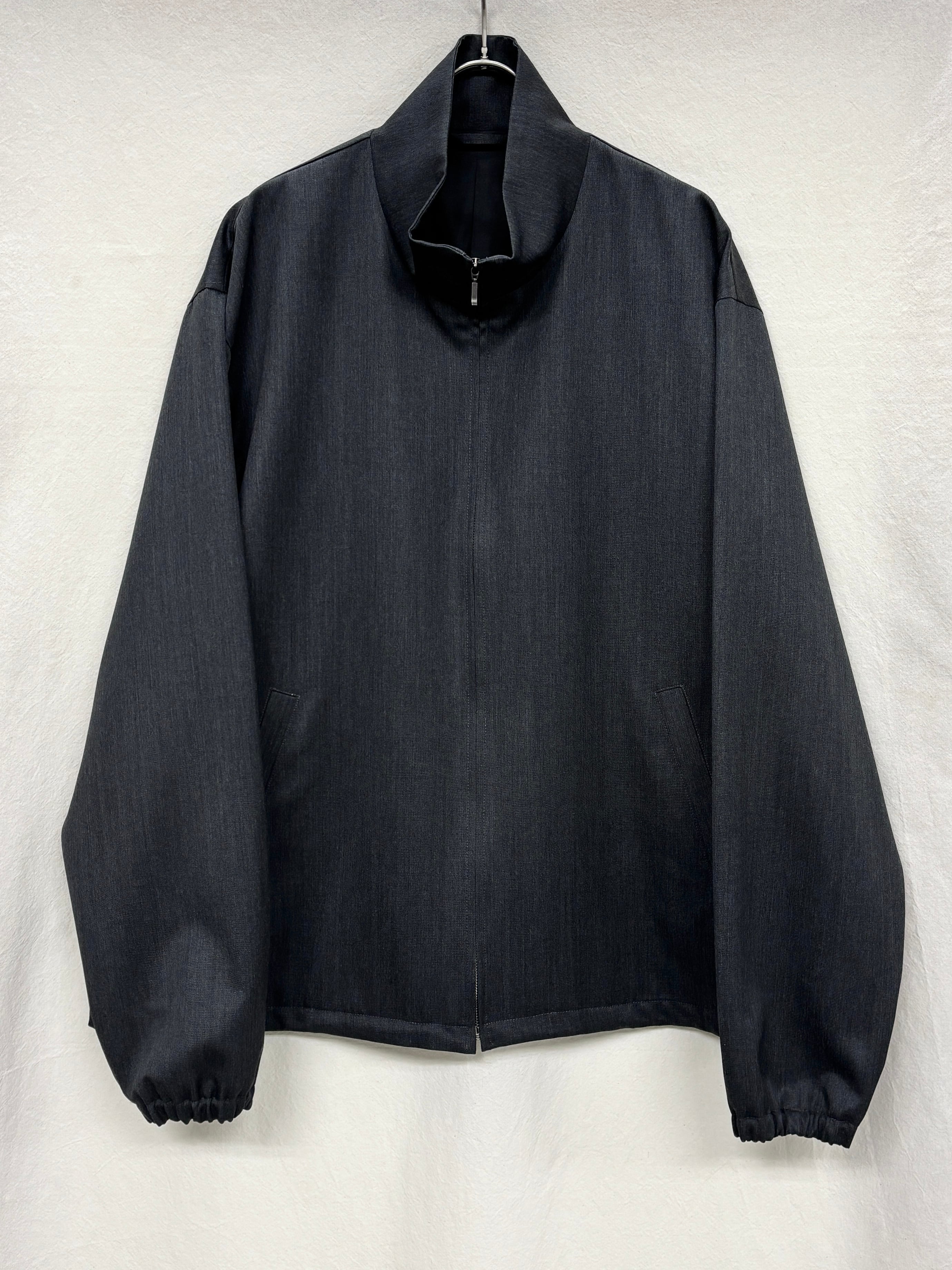awasa / nylon silk PCS pullover jacket (BLACK) | THE MODERN AGE