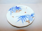 色絵竹六寸皿(１枚) collard porcelain one plate(bamboo)