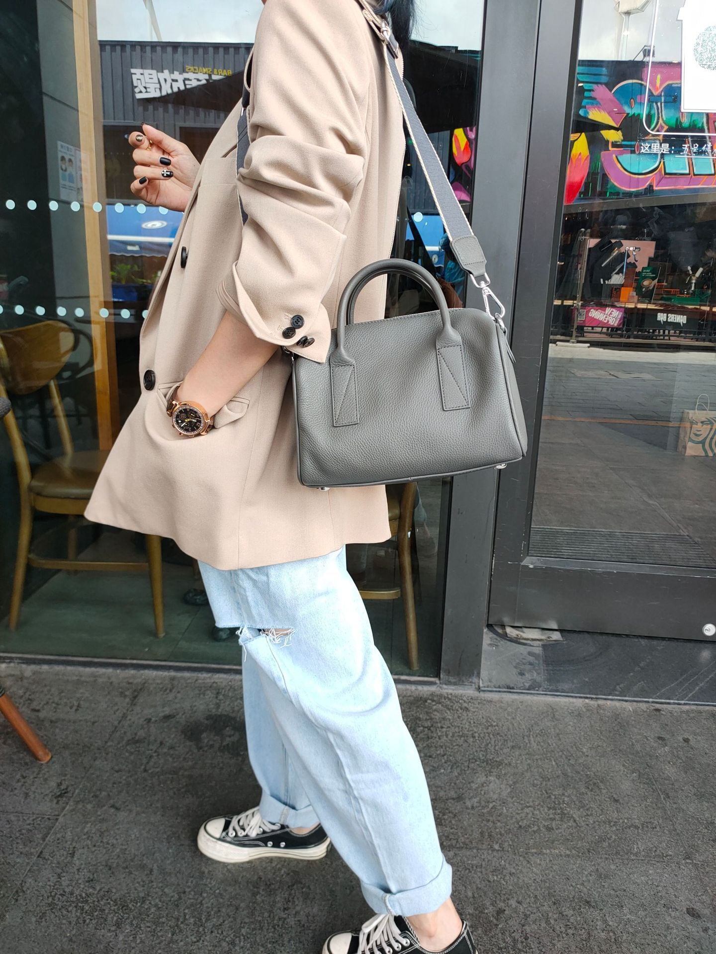 厳選された牛革！5色|本革クラシックなボストンバッグ|手提げバッグ