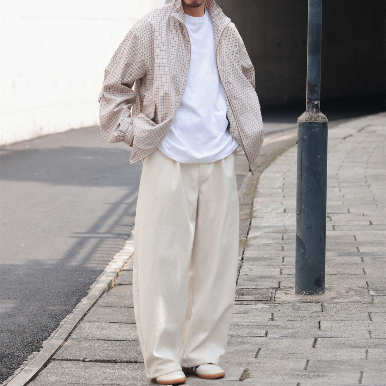 ルーズプリーツ・ワイドトラウザーズ N3457 - 13