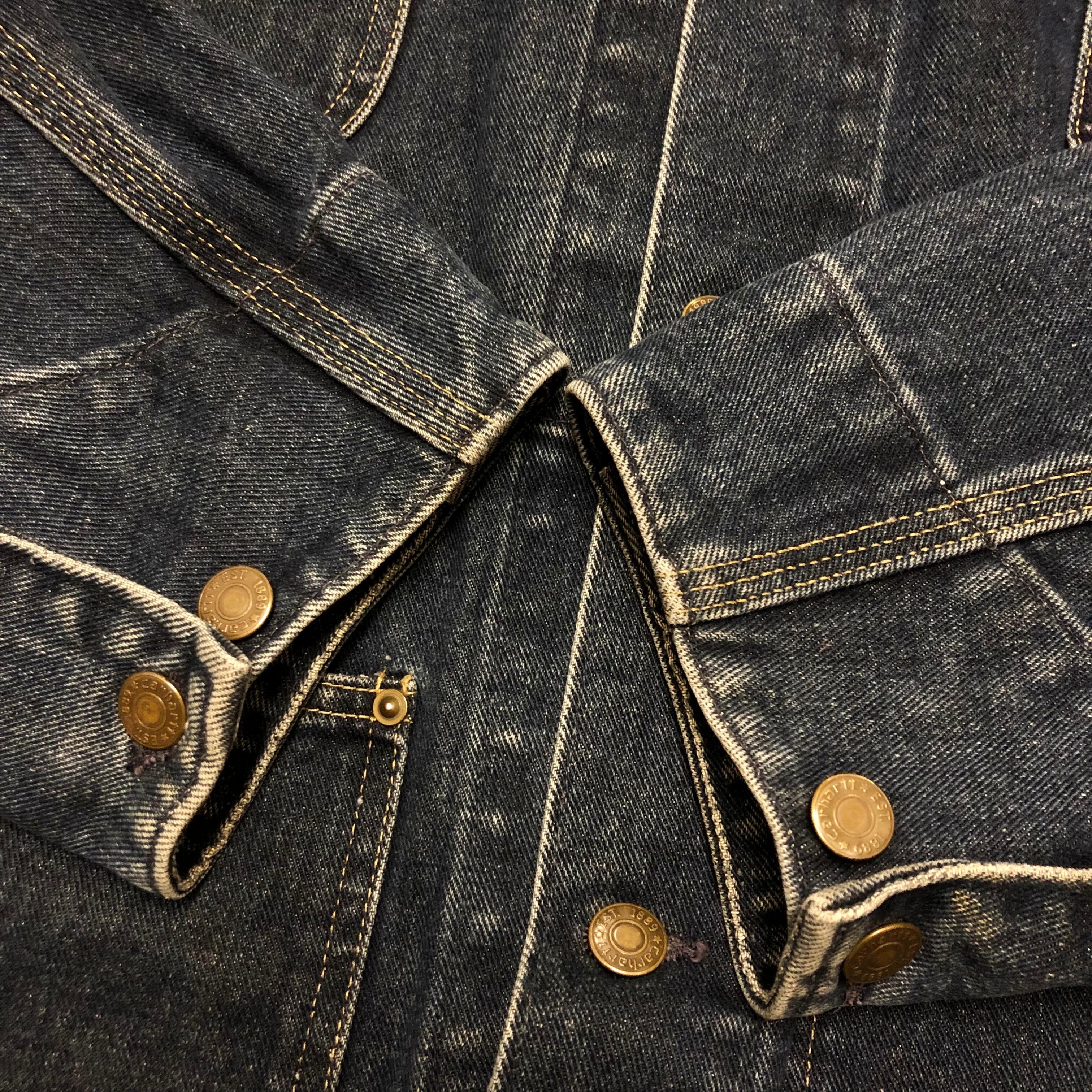 80〜90s Carhartt/Denim coverall/USA製/XXL/デニムカバーオール