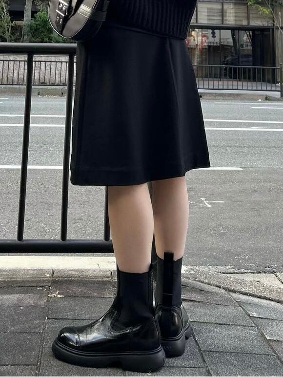 24AW】GANNI ガニー / BLACK EVERYDAY MID CHELSEA BOOTS 24AW】GANNI ガニー / BLACK EVERYDAY MID CHELSEA BOOTS