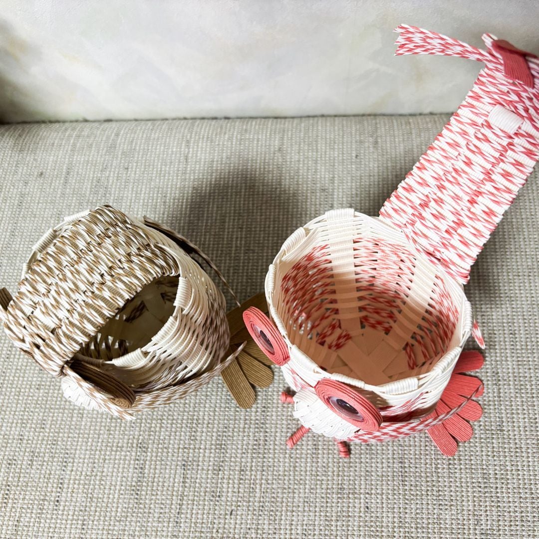 ダンボール製：フクロウの小物入れ 材料付き！】横向きフクロウさん小物入れ | くらふと日和＊レシピshop