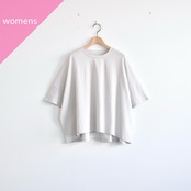NOUVELLES DU PARADIS | トロワ天竺 ワイドTシャツ