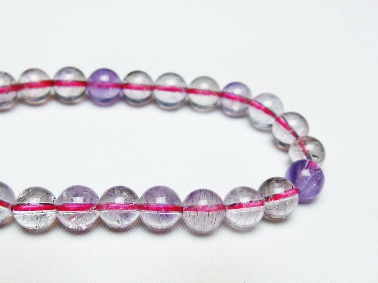 スーパーセブン ブレスレット 7mm セイクリッドセブン ブレス 一点物