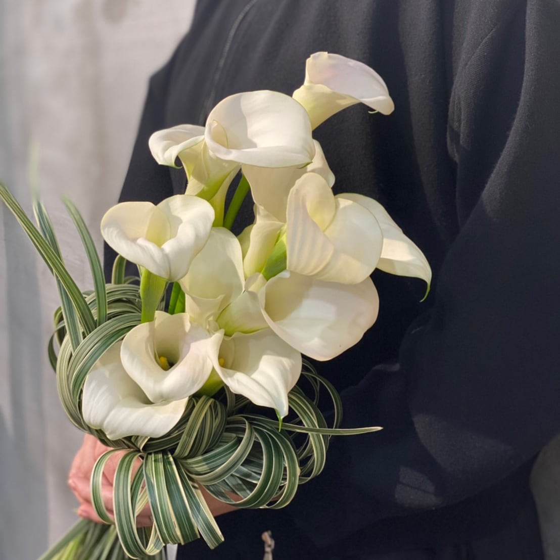 おまかせ 白カラーの花束