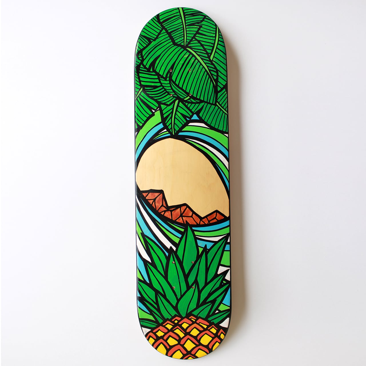 原画】スケートボードデッキ（Pineapple Tube） | TAMO ART GALLERY