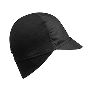 RAPHA PEAKED MERINO HAT BLACK