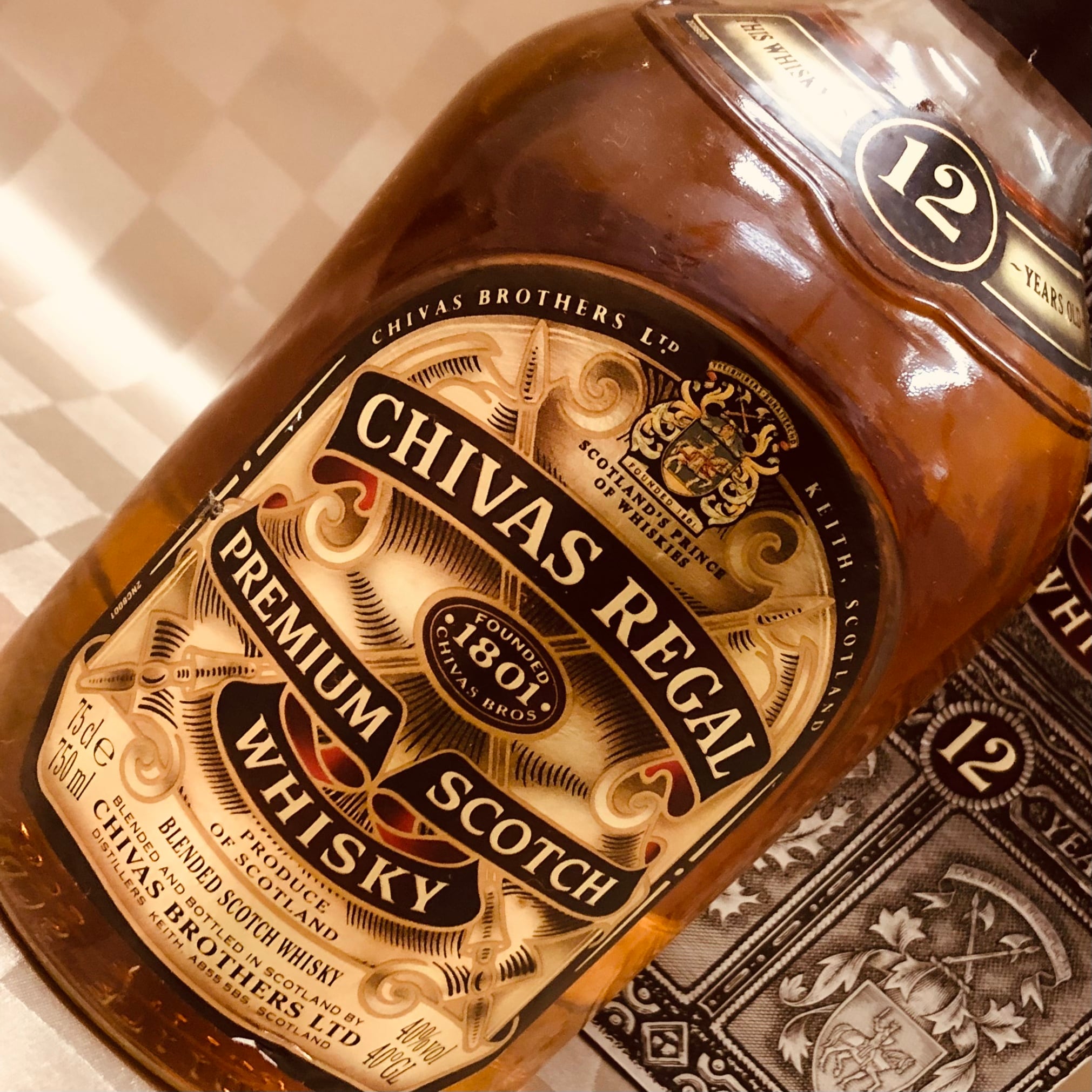 ショット☆うまい懐かしのブレンデッドスコッチ】 CHIVAS REGAL ...