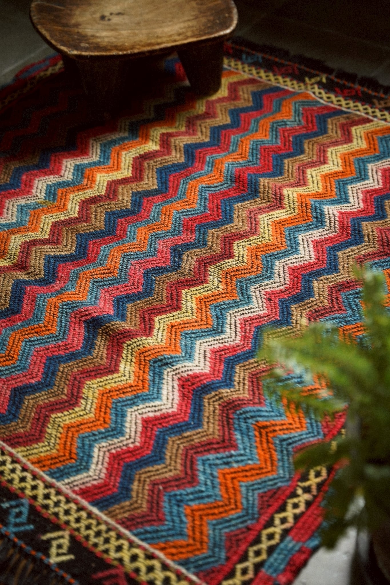 1642-Vintage Baluch killim