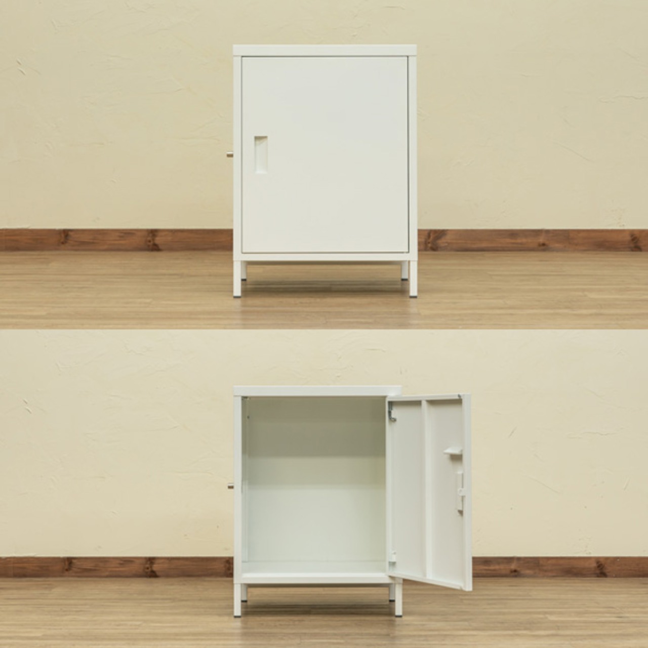 DELIO　宅配ボックス大容量1ドア　BK/BR/GN/WH