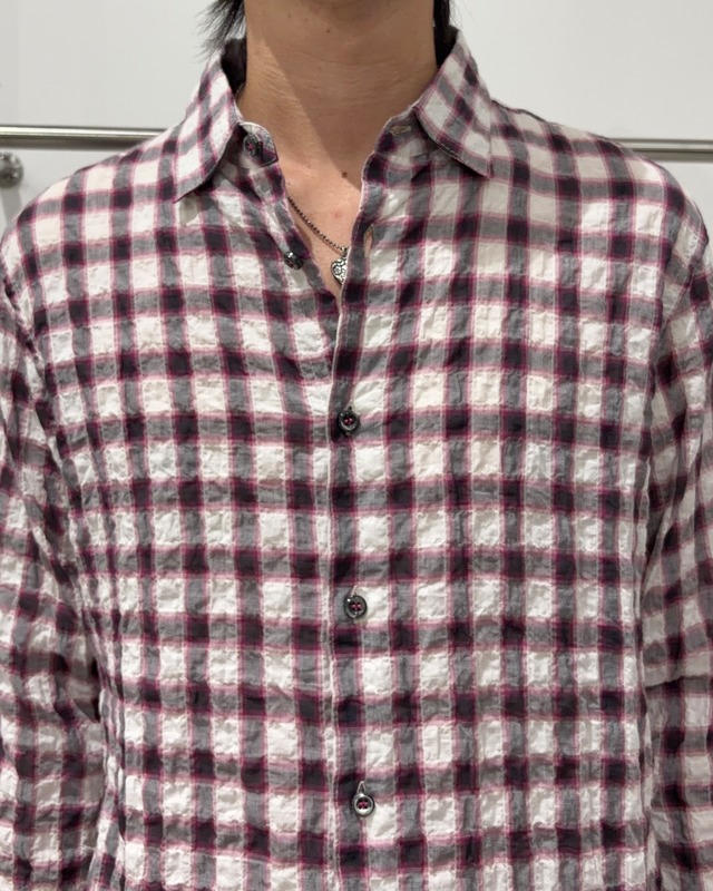 【DSQARED2】check slim long shirt