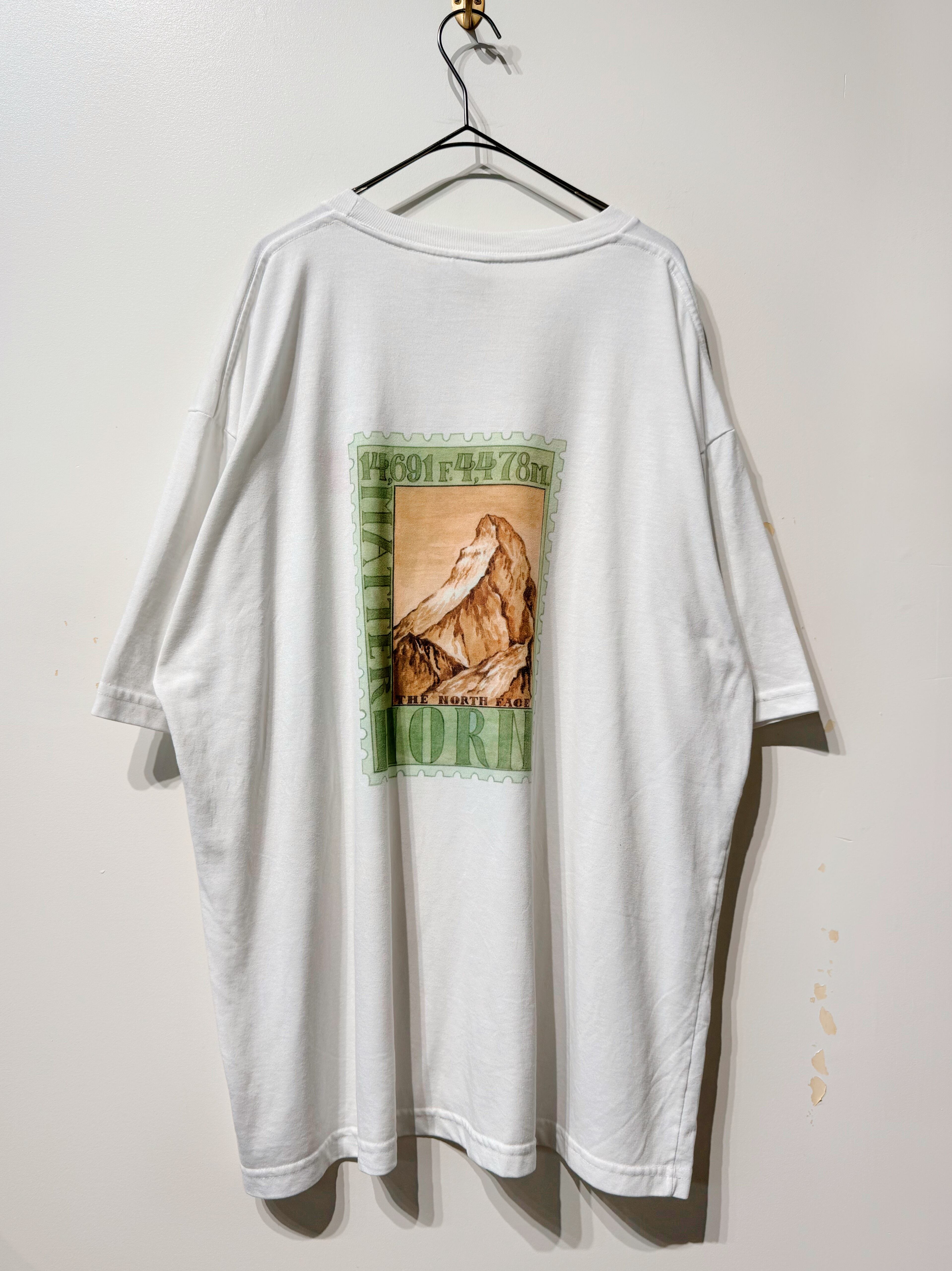 (CS2022)THE NORTH FACE back printed T-shirt “MATTER HORN“ made in USA